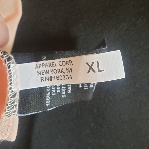 Roku Studios "Torn Dream" peachy pink XL Short Sleeve Unisex Tee. FF109 - Picture 10 of 12